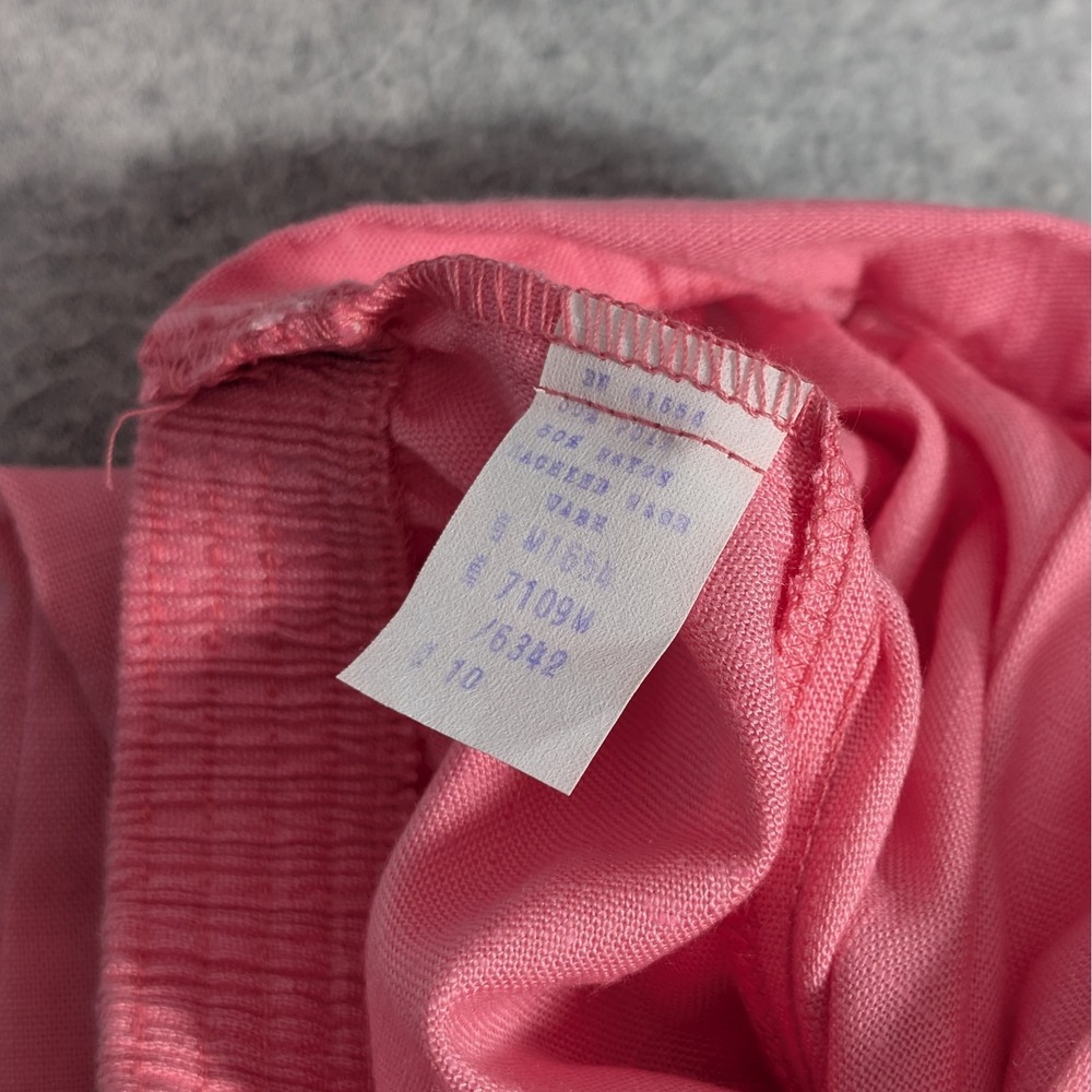 Vintage Girls Pleated Skirt Cardigan Jacket Set Size 10 Bright Pink New - Picture 11 of 13
